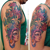 Lady Mermaid Tattoo