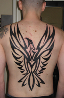Butterfly, Bird, Eagle Tattoo