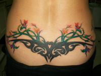 Flower & Tree Tattoo