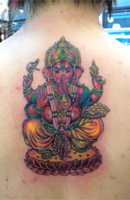 Ganesh & Buddha  Tattoo