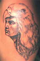 Portrait, Man, & Woman Tattoo