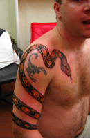 Scorpion, Snake, Lizard, Insect Tattoo