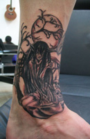Skull & Monster Tattoo