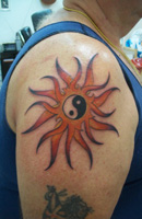 Star, Sun, & Moon Tattoo