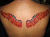 Wing & Angel Tattoo